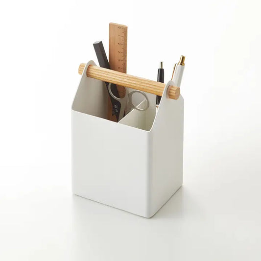 Pen + Desk Organizer Pen - Steel + Wood