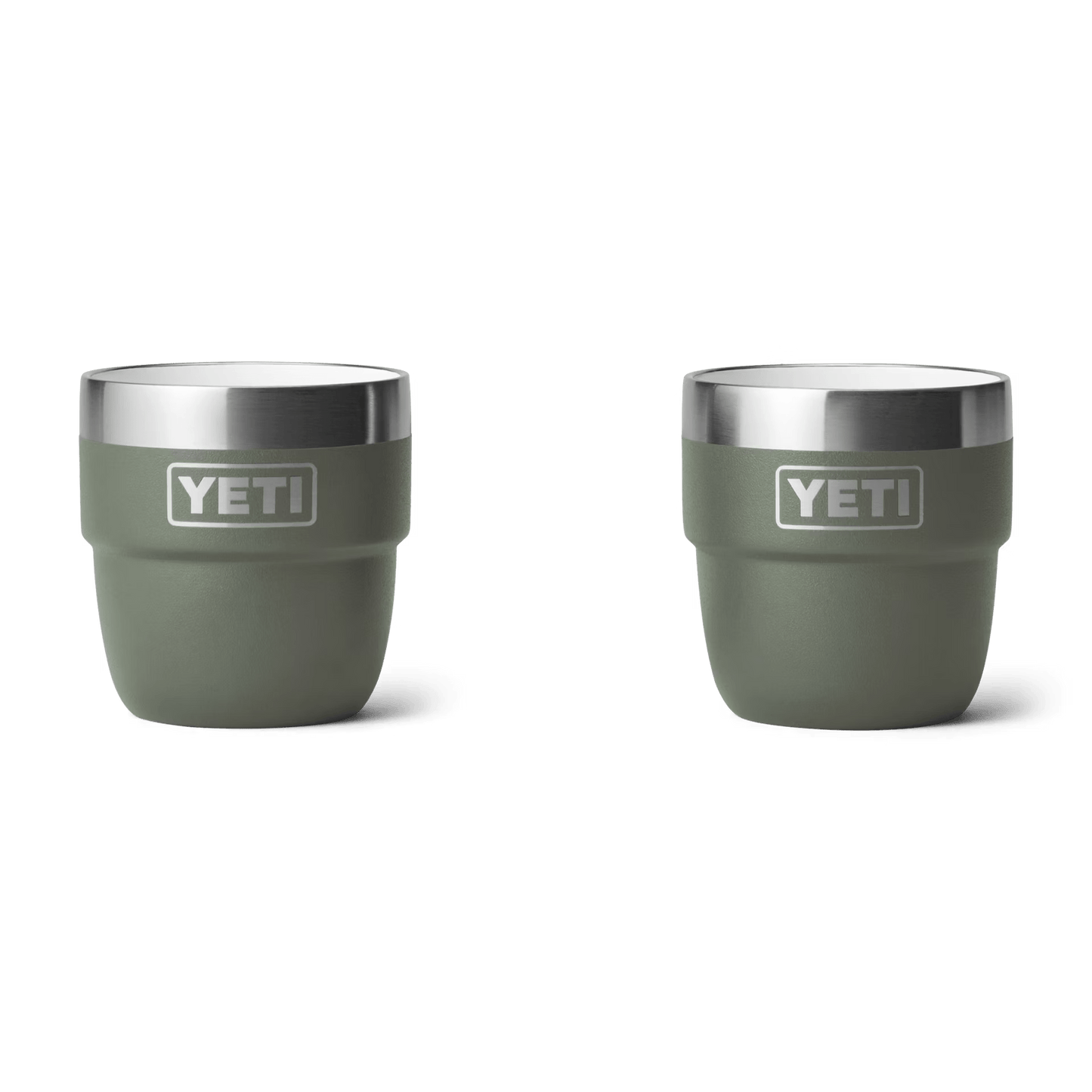 RAMBLER 4 OZ CUP 2PK - Camp Green