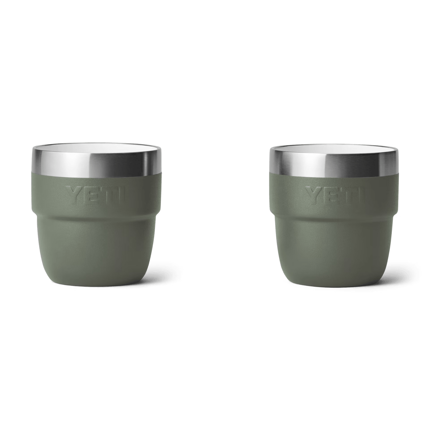 RAMBLER 4 OZ CUP 2PK - Camp Green