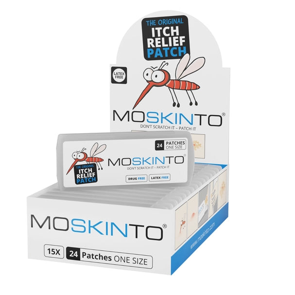 Moskinto, 24ct - The Original, Itch Relief Patch Sliding Box