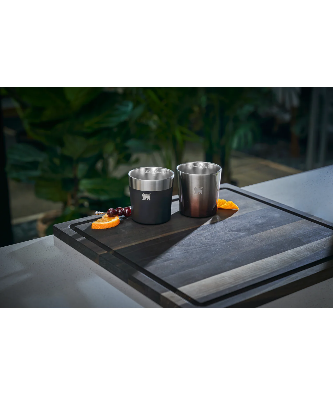 Lifted Spirits Prismatic Rocks Glass 6 oz - Aged Barrel Haze