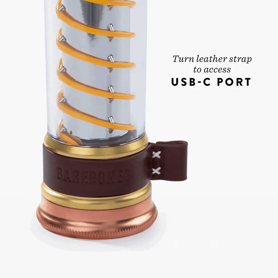 Edison Light Stick - Tumbled Steel