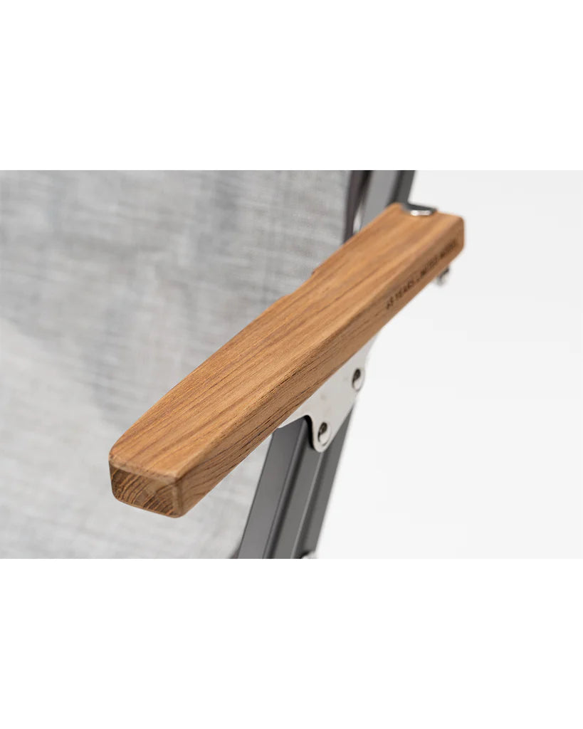 65th Anniversary Luxury Low Beach Chair - Melange Gray