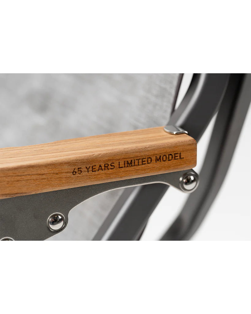 65th Anniversary Luxury Low Beach Chair - Melange Gray