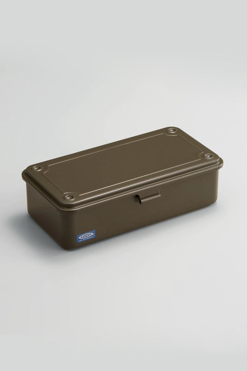 Steel Stackable Storage Box T-190 - Military Green