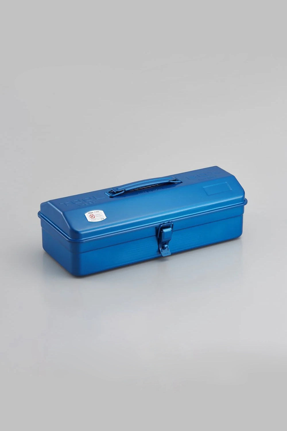 Y-350 Steel Toolbox with Top Handle and Camber Lid - Blue