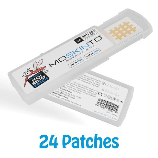 Moskinto, 24ct - The Original, Itch Relief Patch Sliding Box