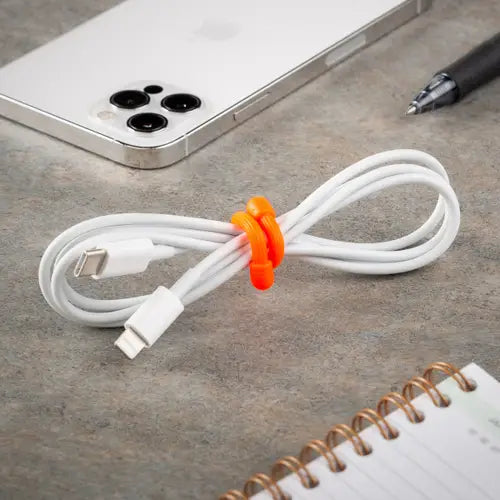 Gear Tie 3" 4 Pack - Bright Orange