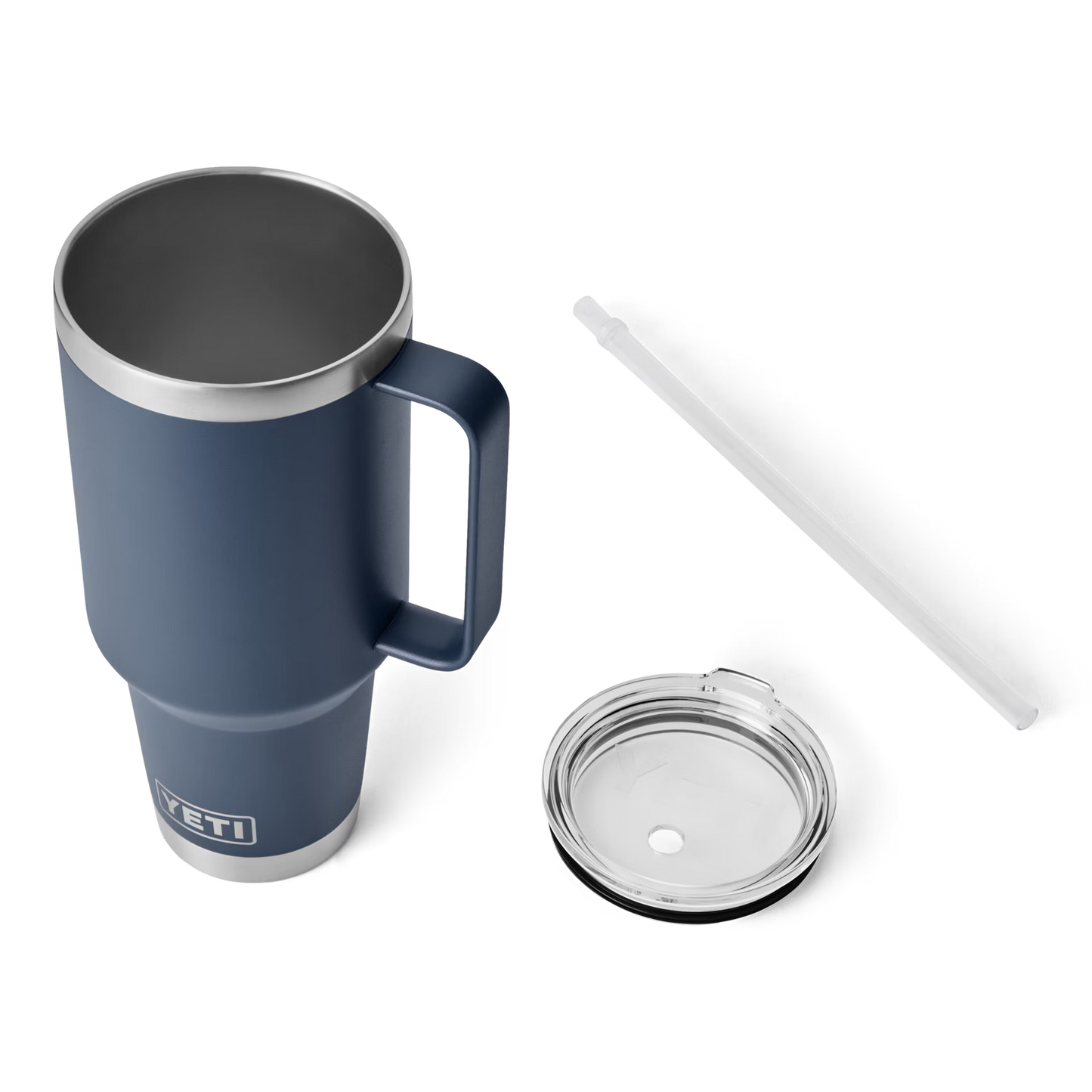 RAMBLER 42 OZ STRAW MUG - Navy