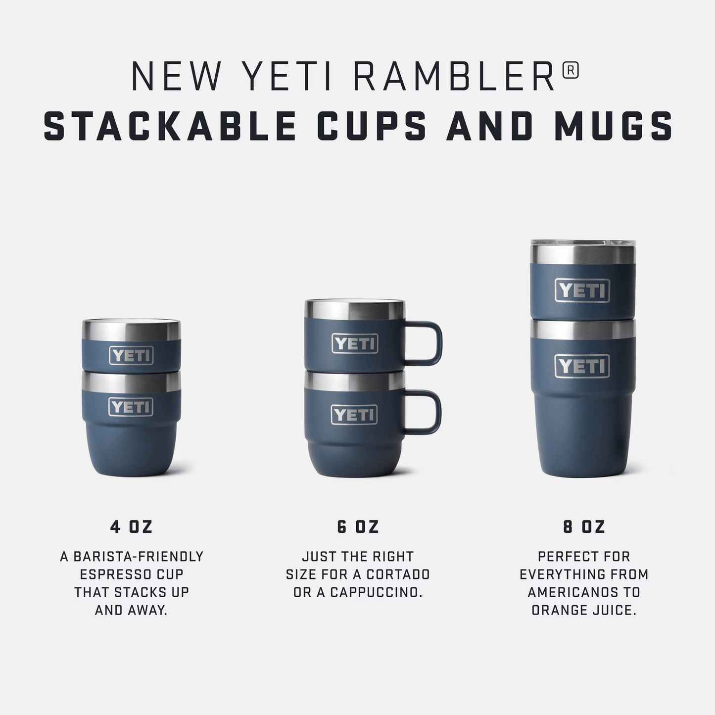 RAMBLER 4 OZ CUP 2PK - Camp Green
