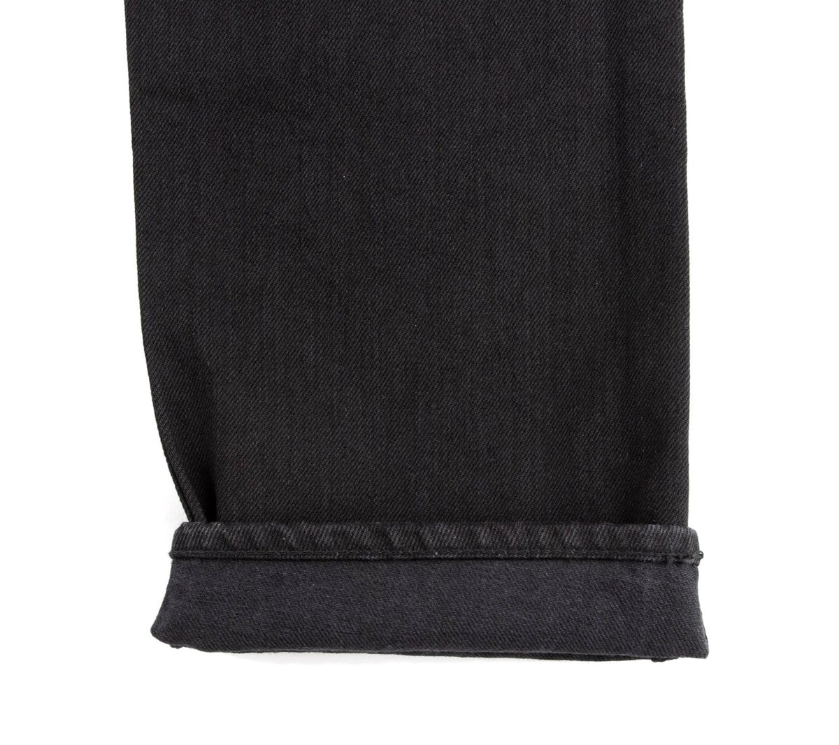 107 Ivy Fit Selvedge Denim - Black Denim