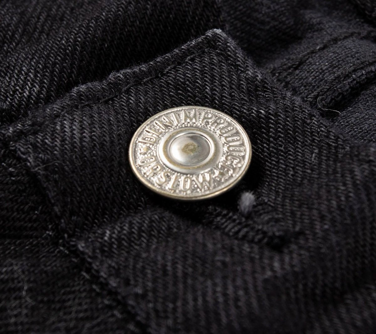 107 Ivy Fit Selvedge Denim - Black Denim