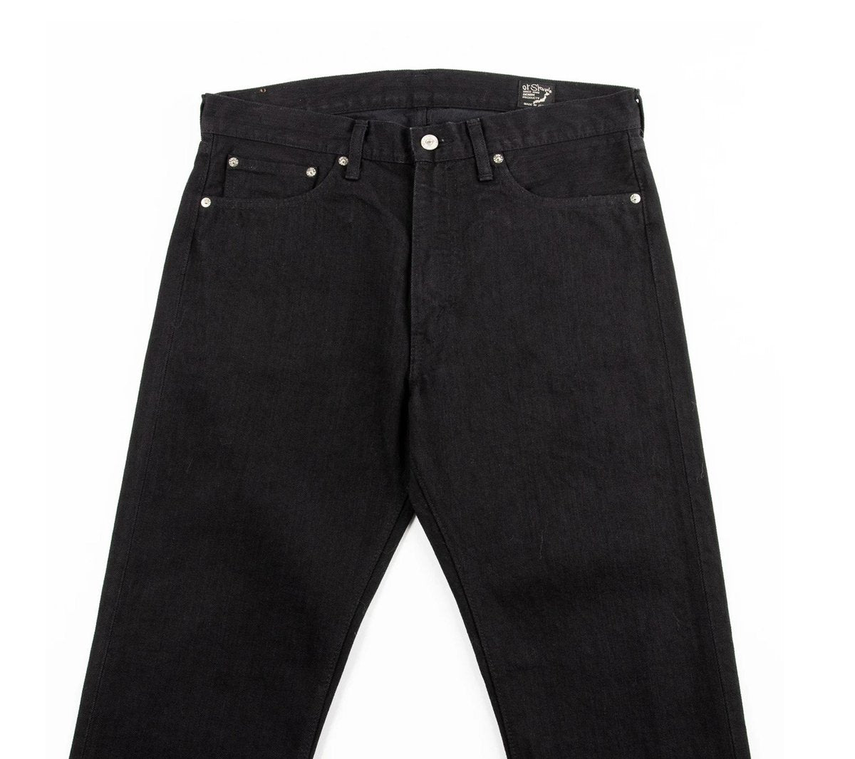 107 Ivy Fit Selvedge Denim - Black Denim