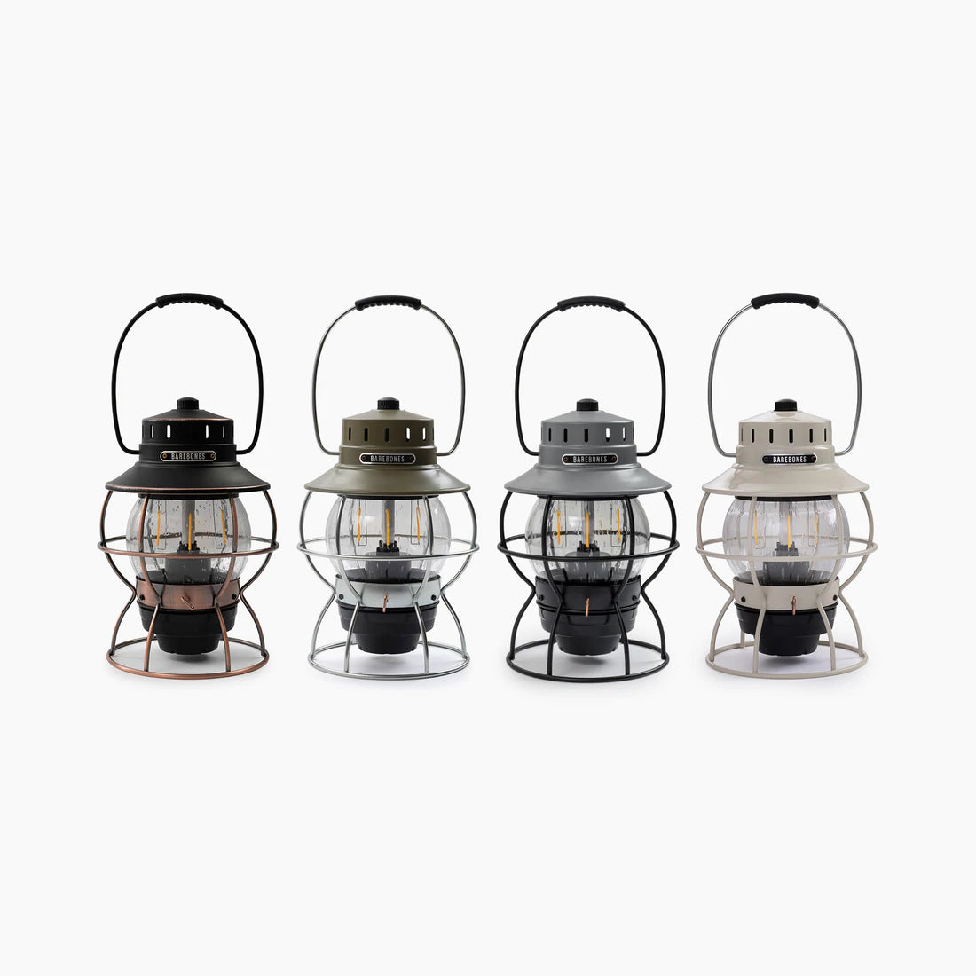 Railroad Lantern - Vintage White