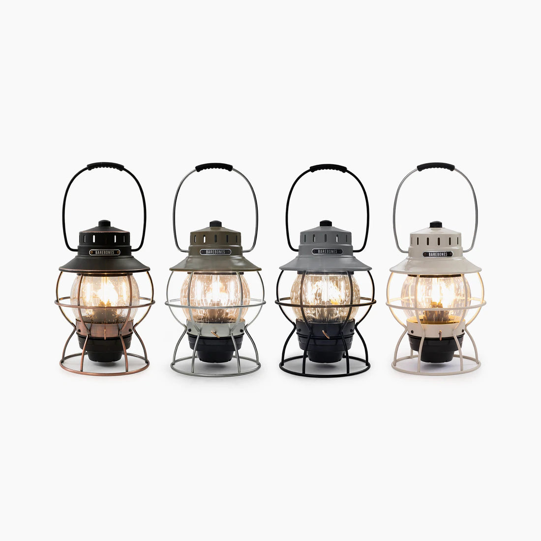 Railroad Lantern - Vintage White