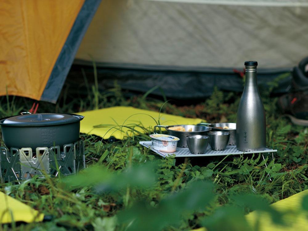 Titanium Saké Bottle