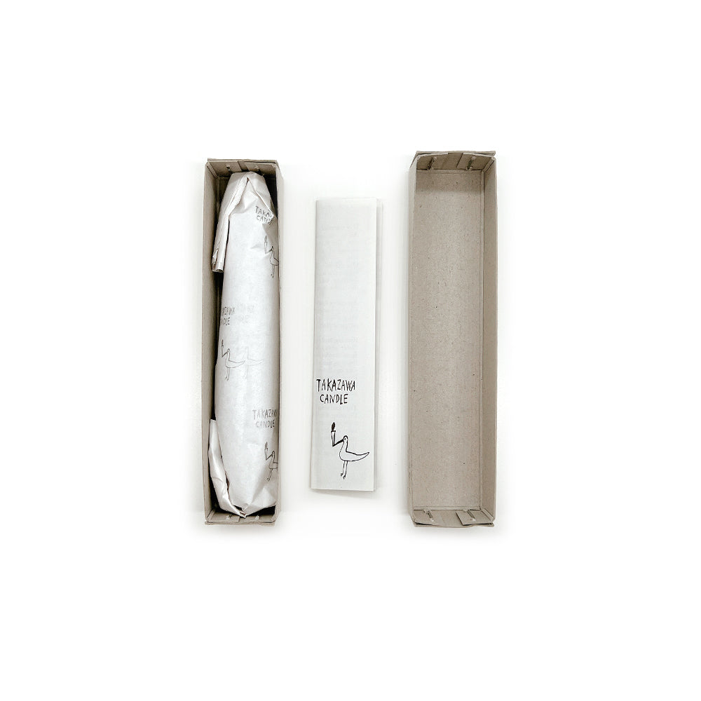 TAKAZAWA CANDLE Japanese Candle NANAO T (1pc pack)