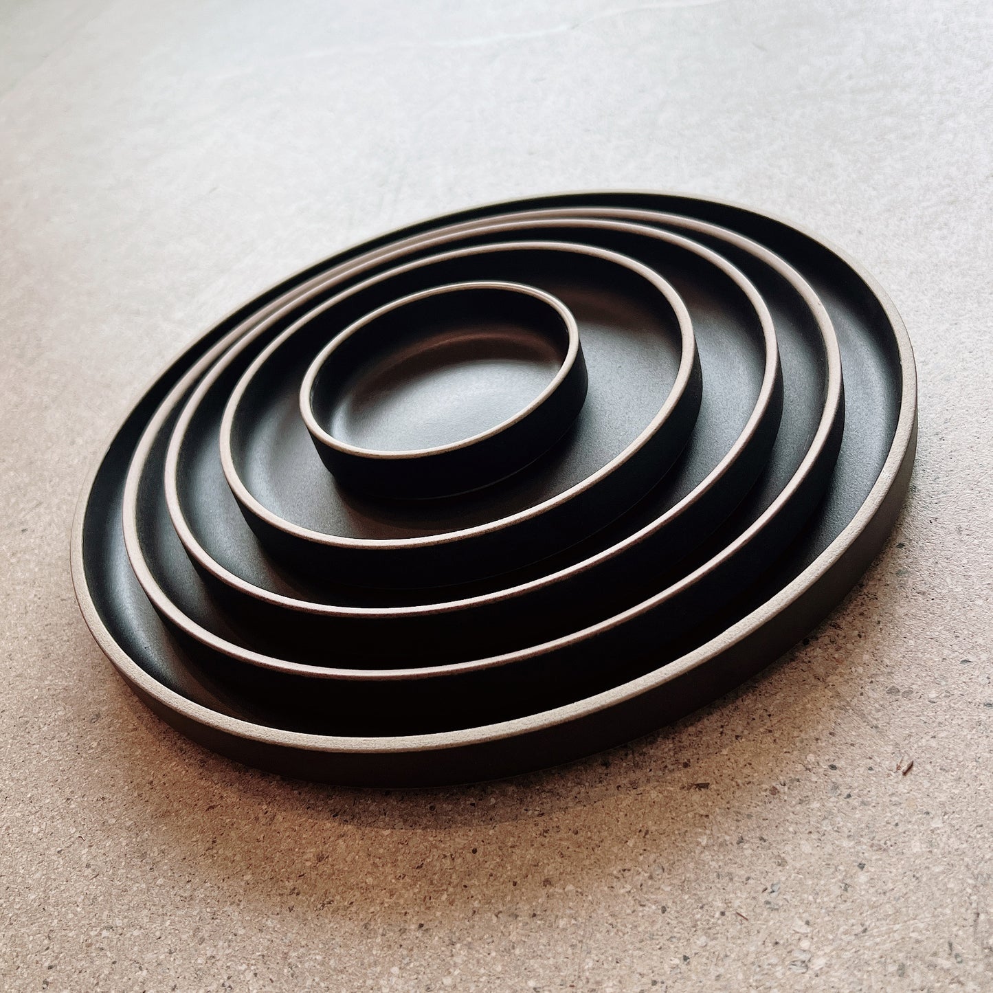 Plate 5 3/8" x 7/8" - Black