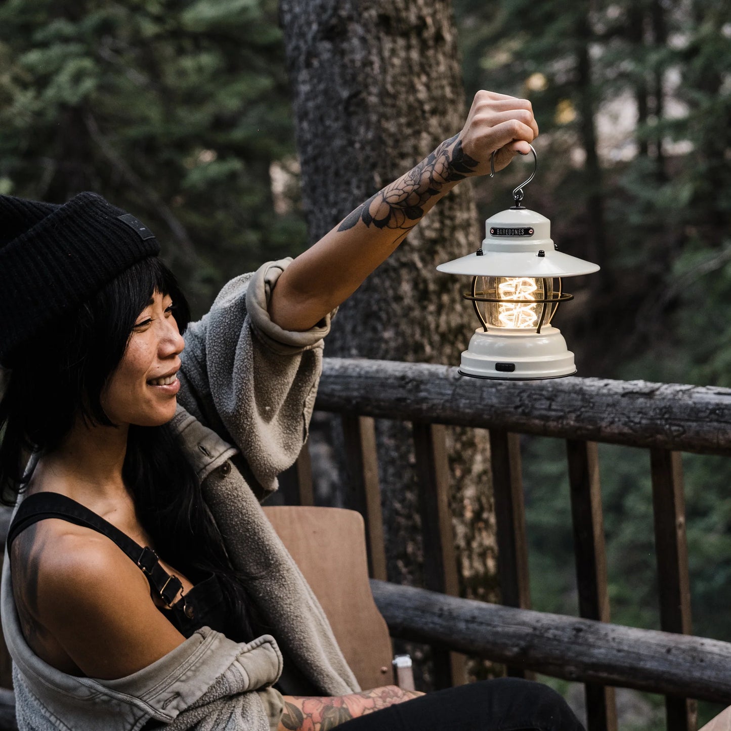 Outpost Lantern - Vintage White