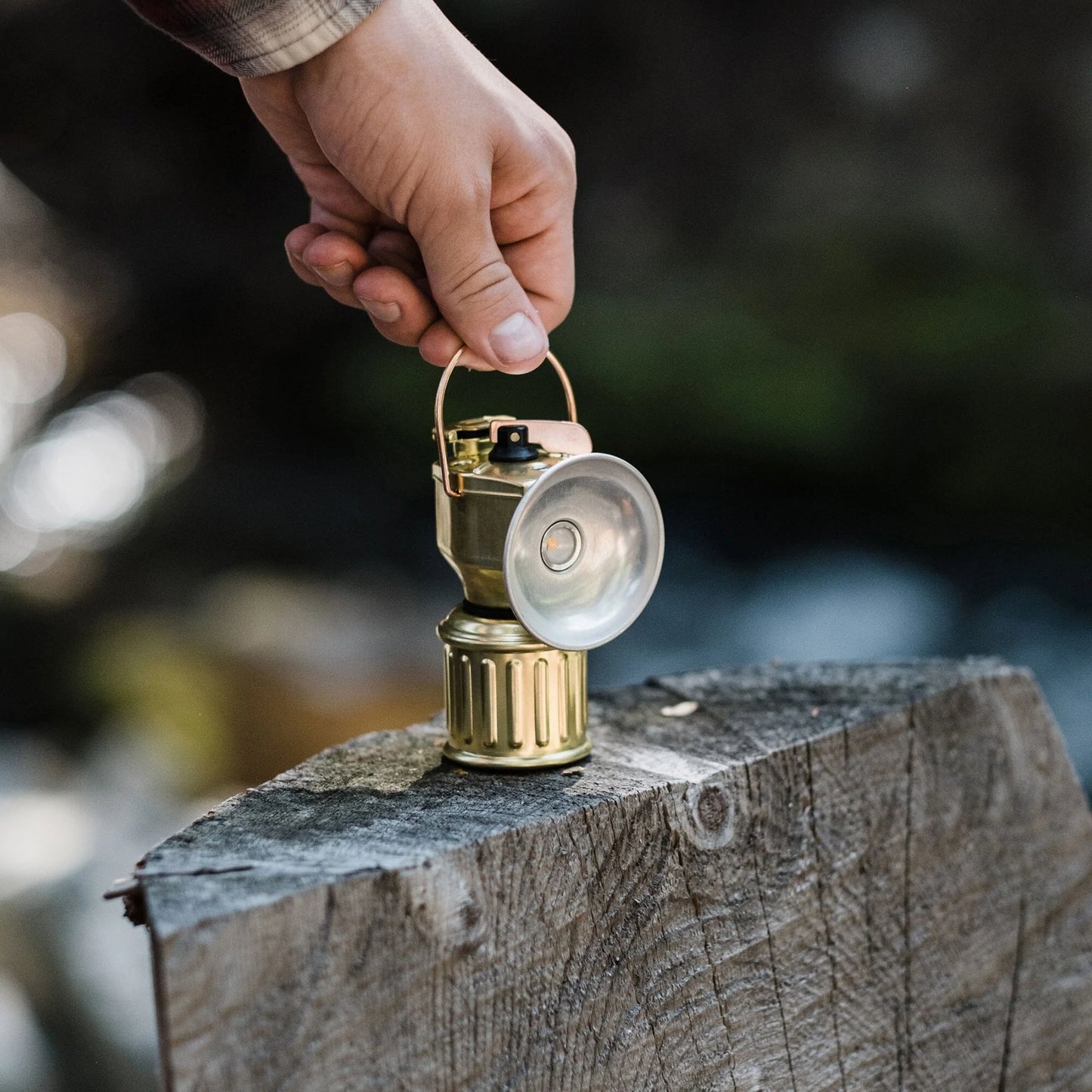 Miners Lantern - Brass