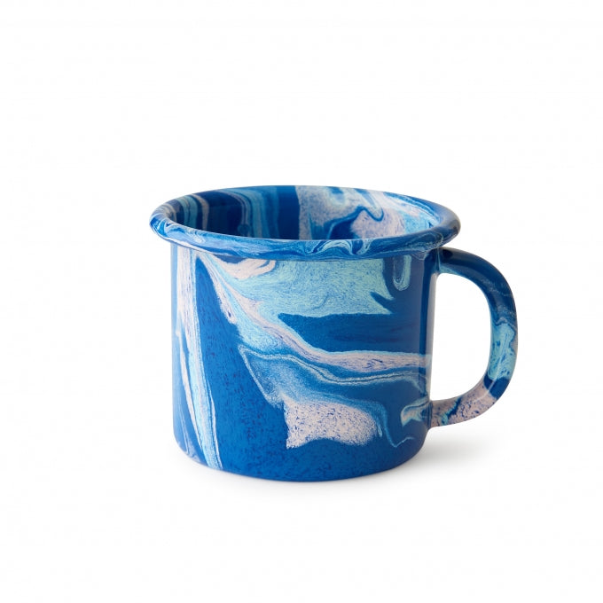 Multi Swirl 12 oz Mug - Cobalt