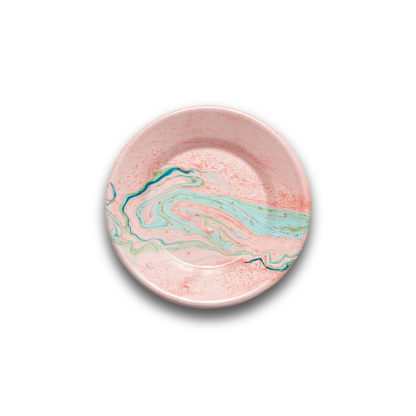 Multi Swirl 8″ Lunch Plate - Blush