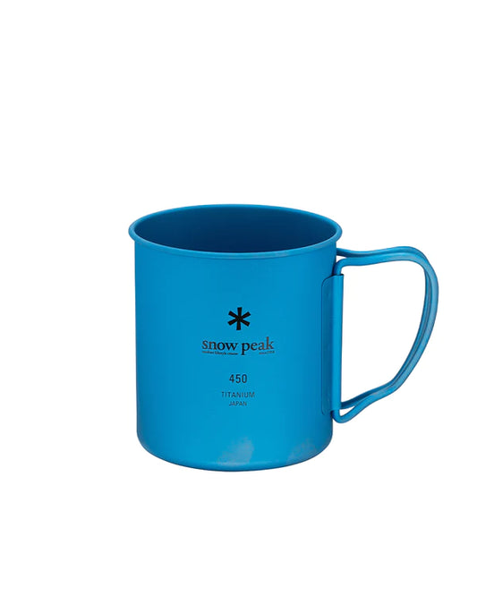 Ti-Single 450 Anodized Cup Renewed - Blue