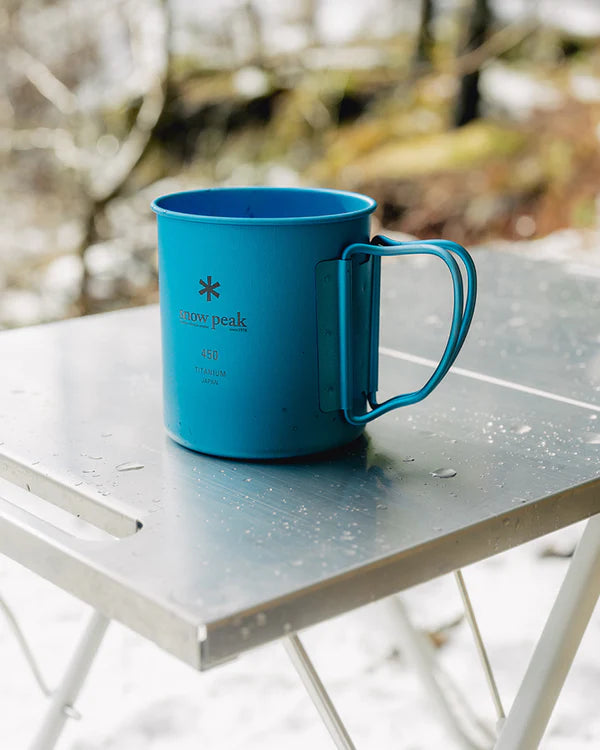 Ti-Single 450 Anodized Cup Renewed - Blue