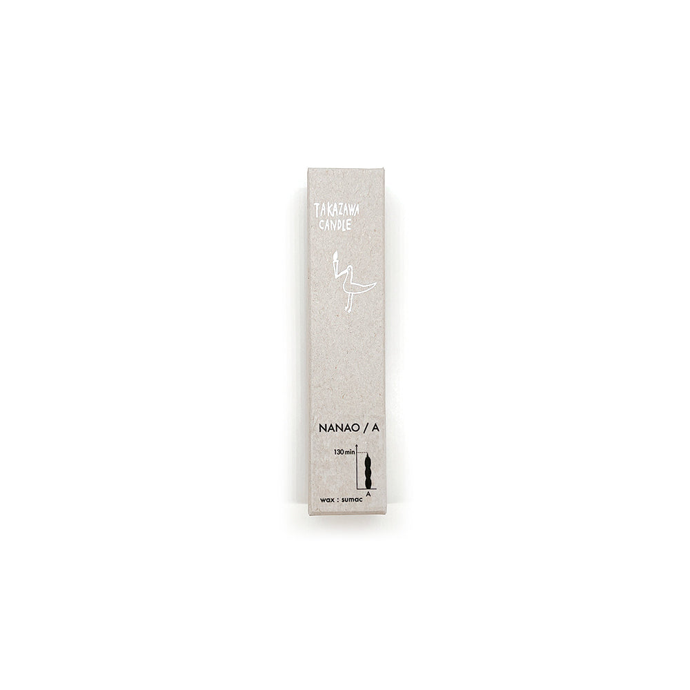 TAKAZAWA CANDLE Japanese Candle NANAO A (1pc pack)
