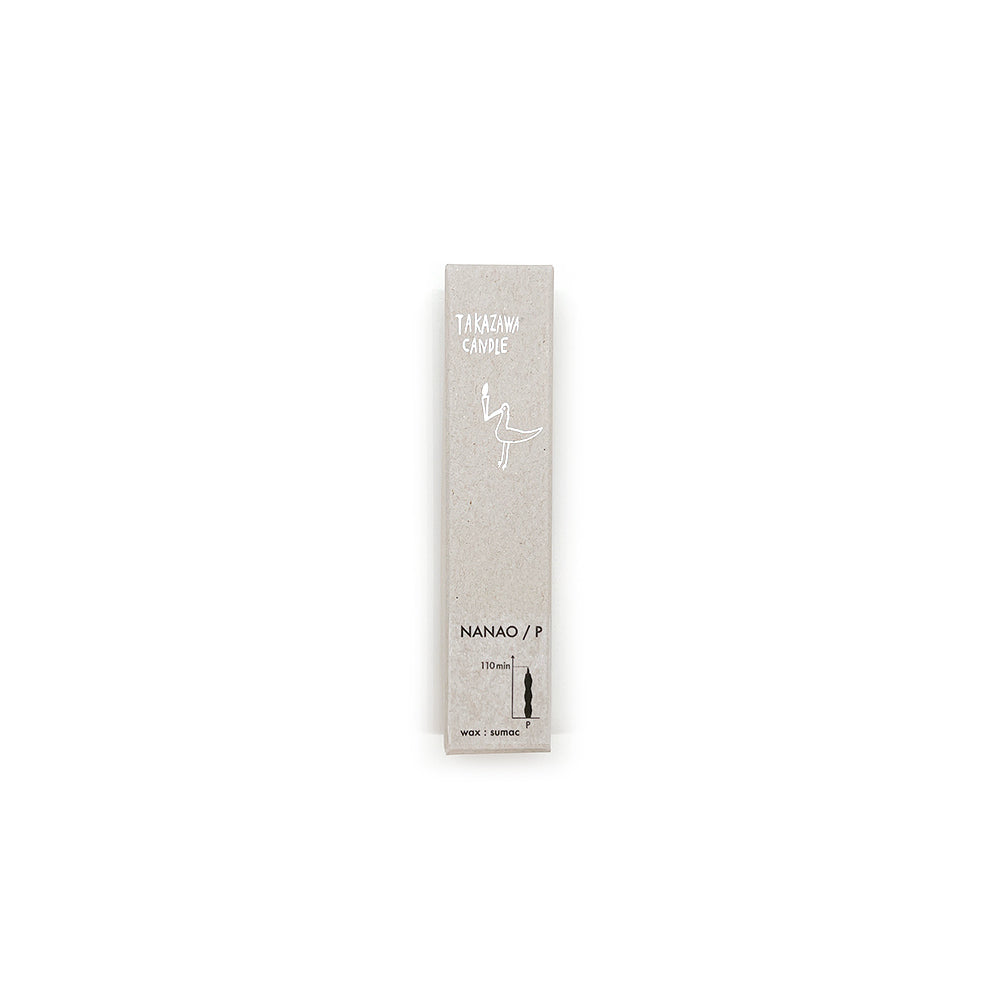 TAKAZAWA CANDLE Japanese Candle NANAO P (1pc pack)