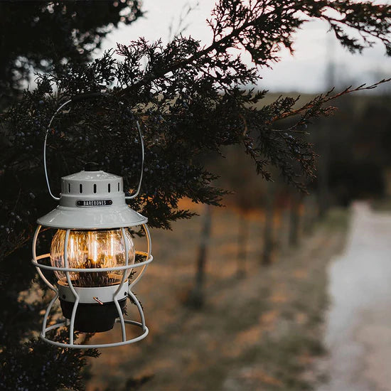 Railroad Lantern - Vintage White