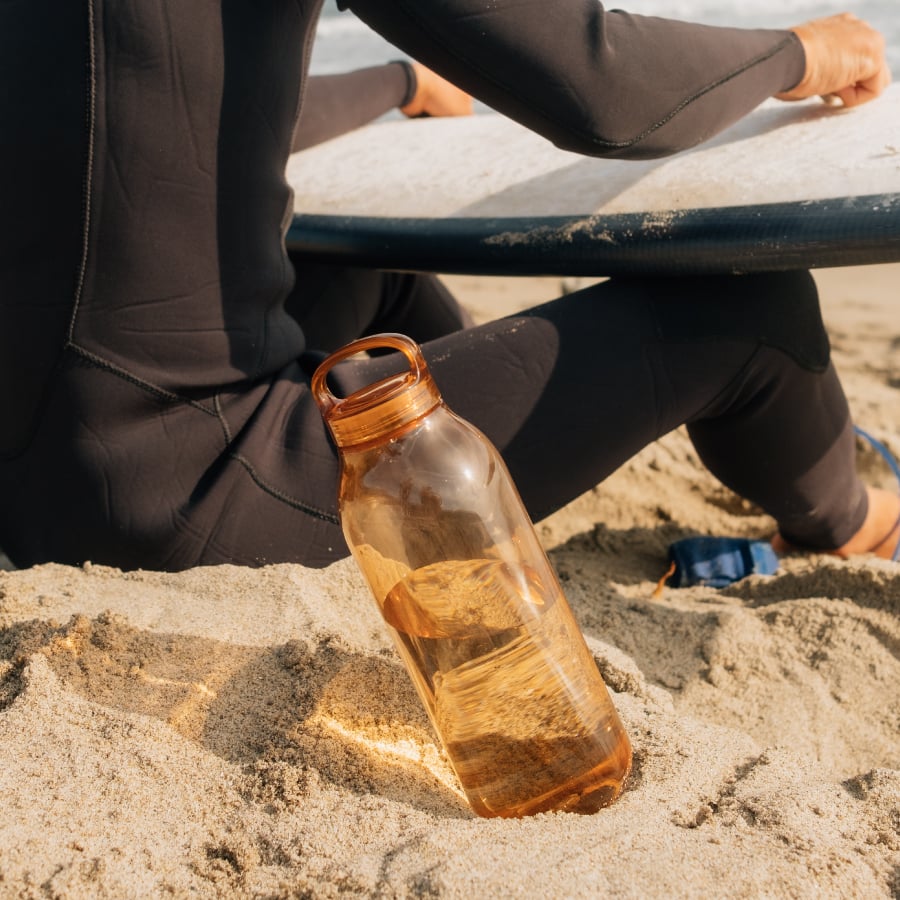 WATER BOTTLE 950ml - Amber