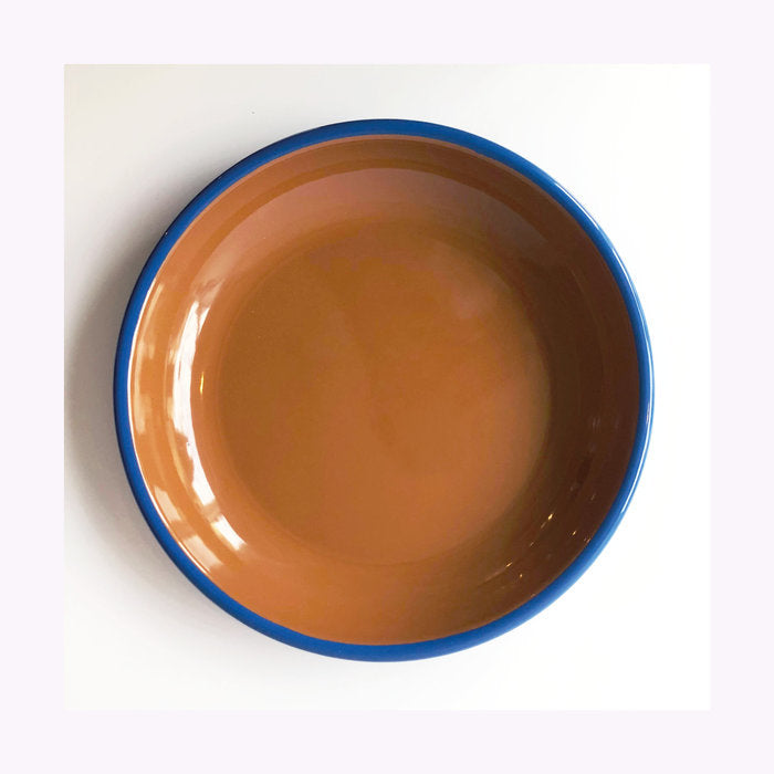 Dinner Plate Get Out - Blue/Brown