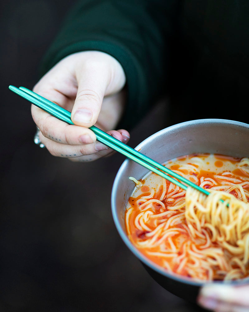 Titanium Chopsticks - Green Anodize