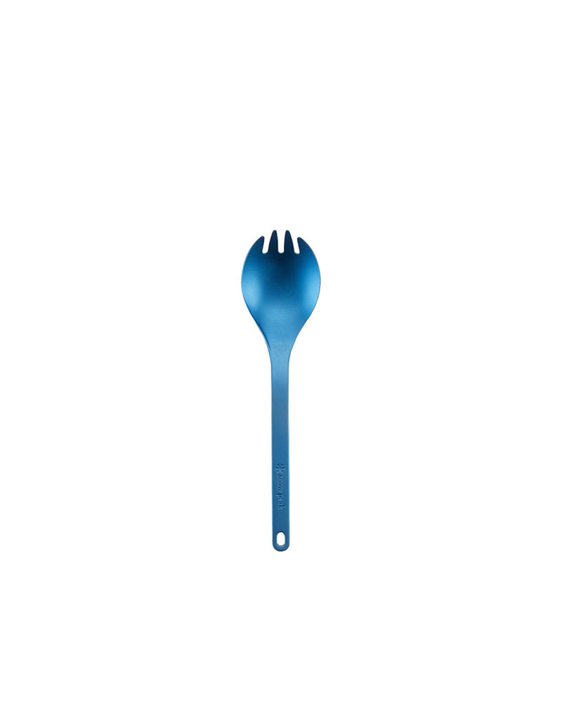 Titanium Spork - Blue Anodized