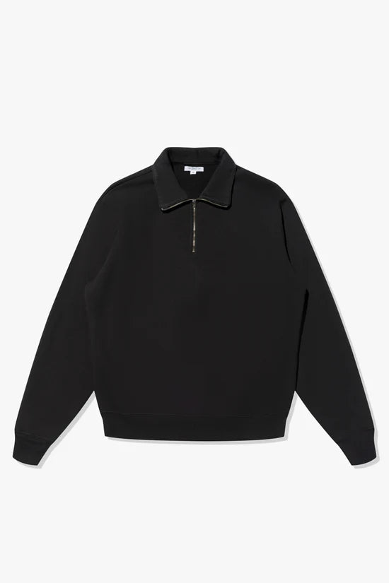 Quarter Zip Sweatshirt - Black