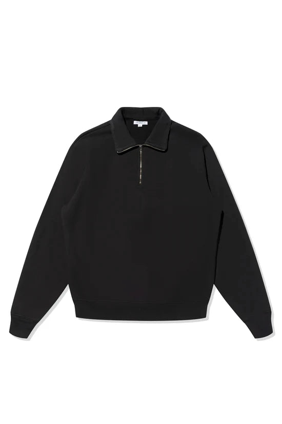 Quarter Zip Sweatshirt - Black