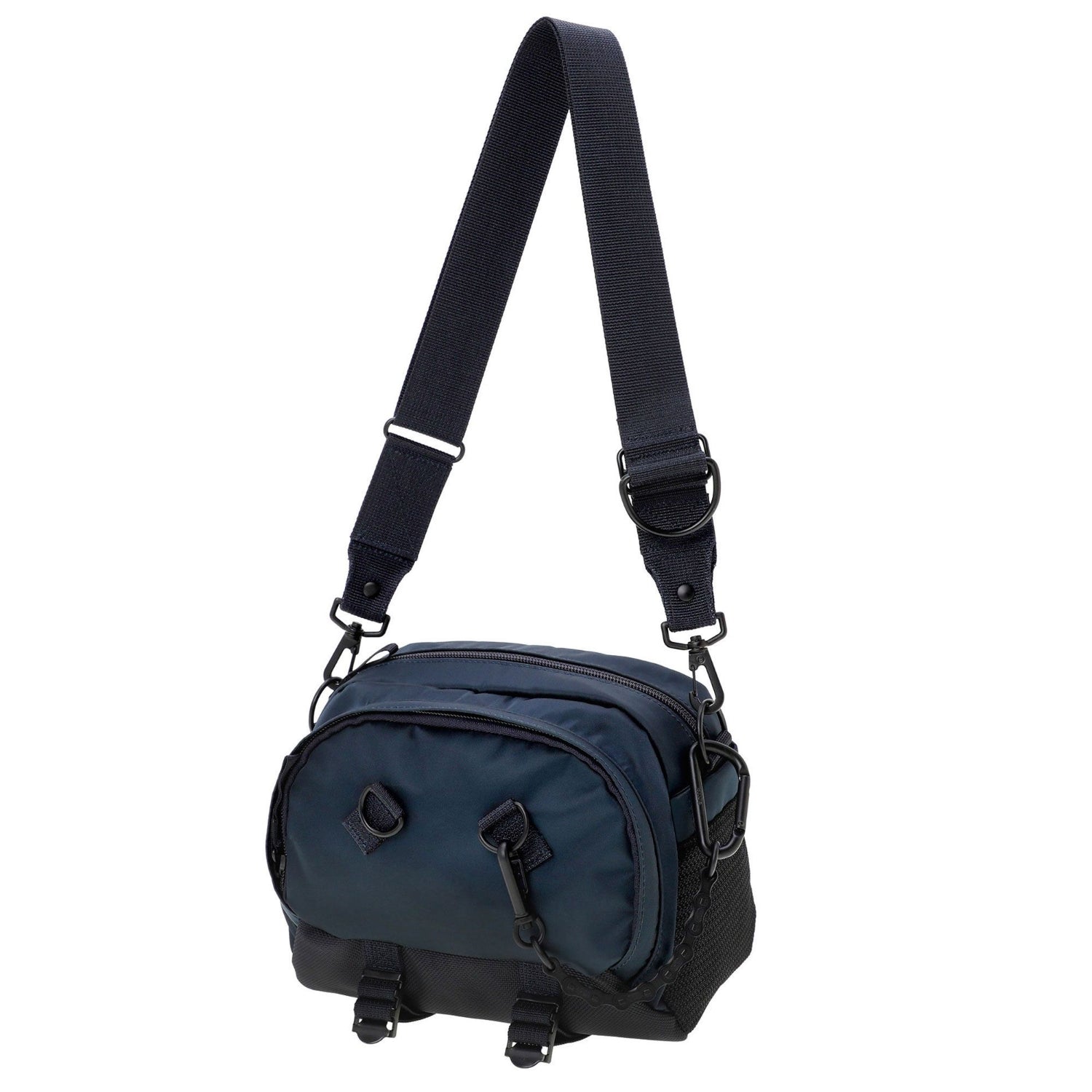 POTR Ride Shoulder Bag w/ Bicycle Chain - Navy