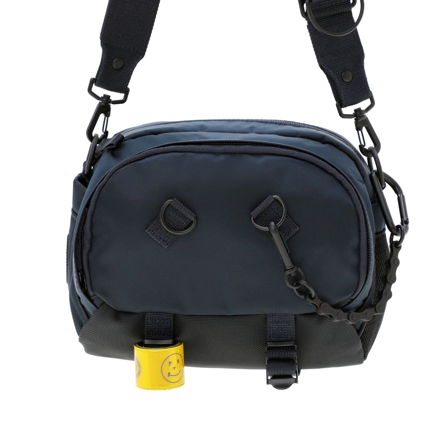 POTR Ride Shoulder Bag w/ Bicycle Chain - Navy