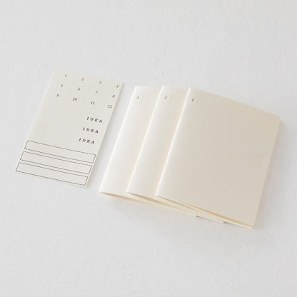 MD NOTEBOOK LIGHT A6 BLANK 3PCS PACK