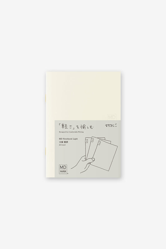 MD NOTEBOOK LIGHT A6 LINED 3PCS PACK