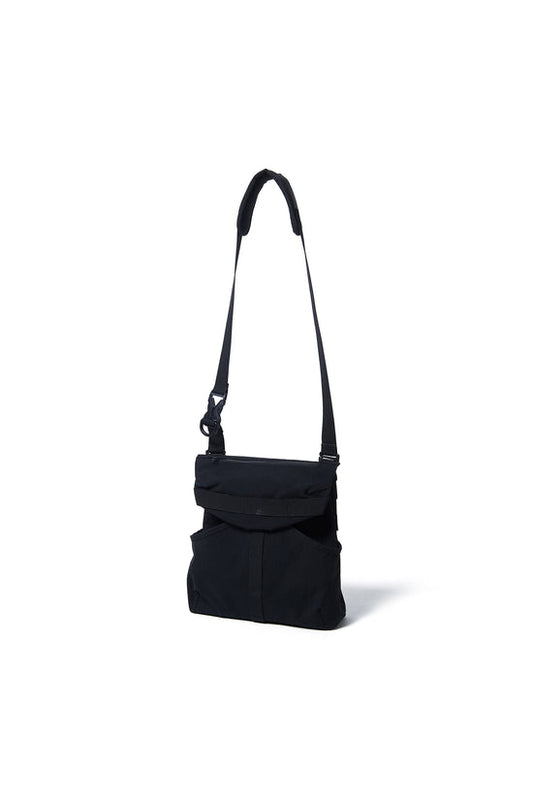 Lightweight Taslan Ripstop Shoulder Bag - Black