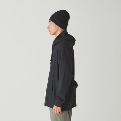 TAKIBI Sweatshirt Zip Up Hoodie - Black