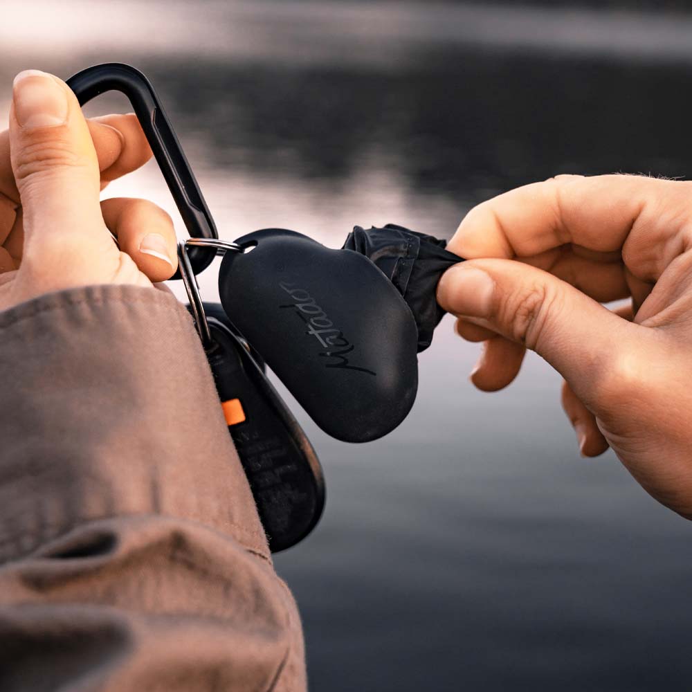 Droplet Water-Resistant Stuff Sack - Black