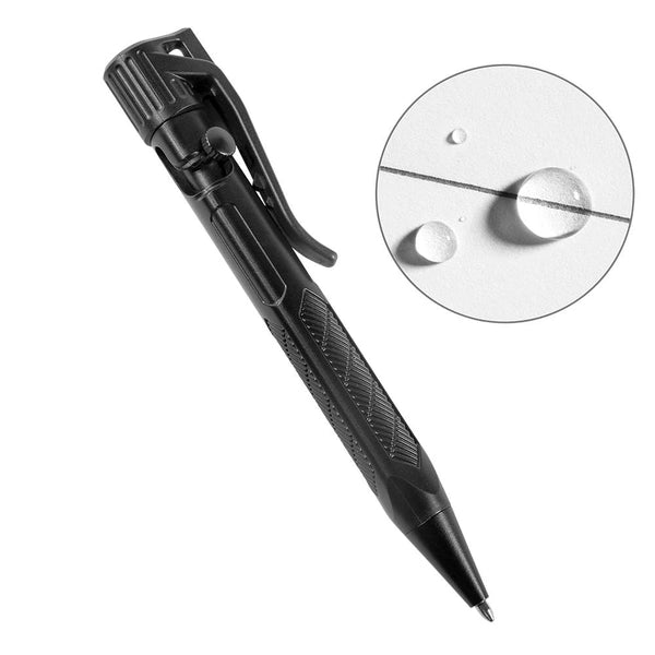 Metal and Plastic Bolt action Pen Flat Dark Earth Body - Black