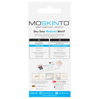 Moskinto, 24ct Classic, The Original Itch- relief Patch (Beige Tone)