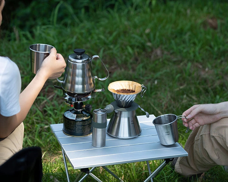 Outdoor V60 Metal Coffee Server - Silver 500ml