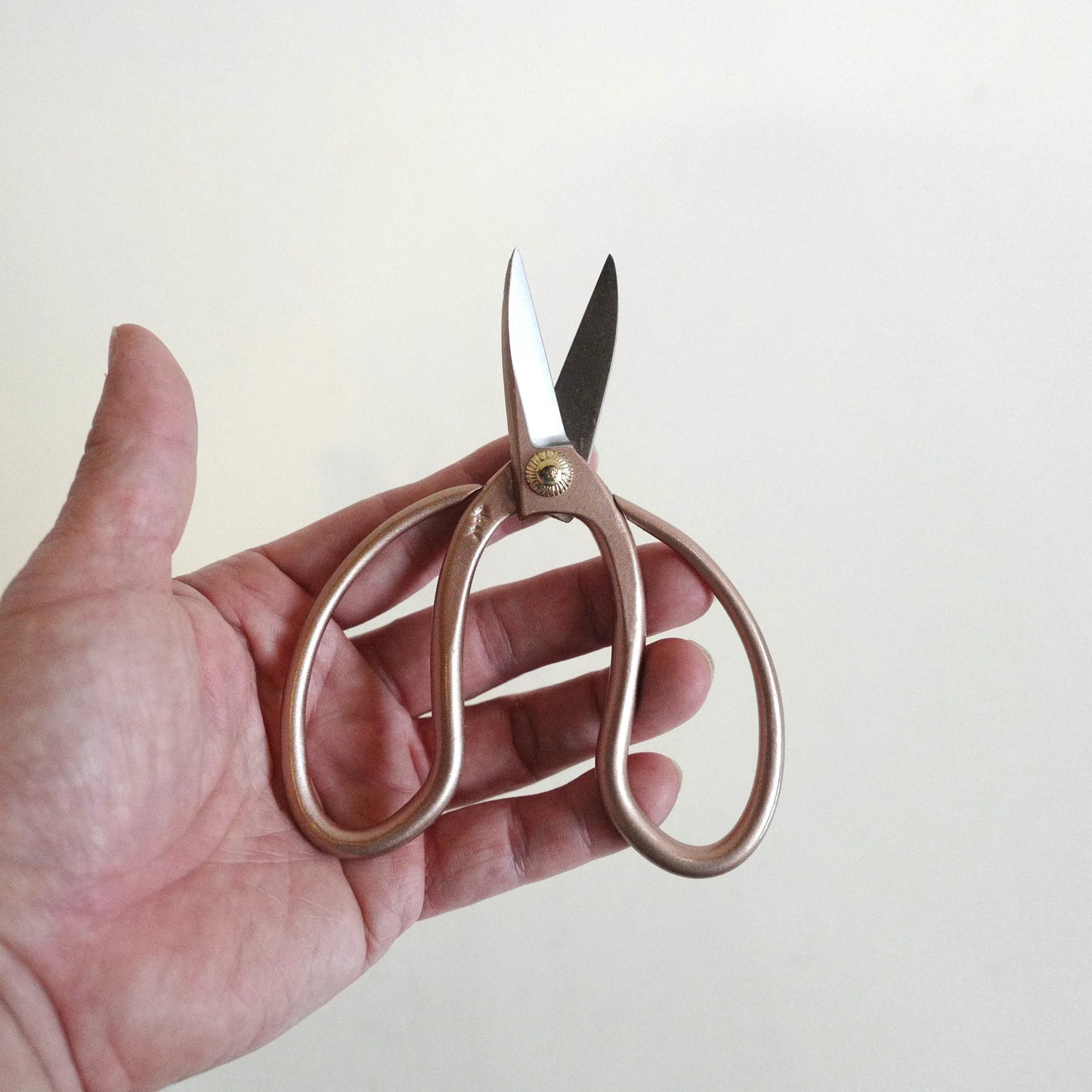 Mini Garden Scissor - Rose Gold (Okubo) w/ Pouch