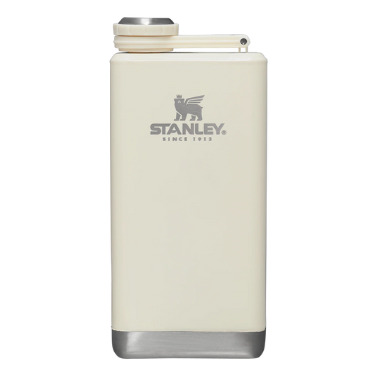 Adventure Pre-Party Flask 8 oz - Cream Gloss