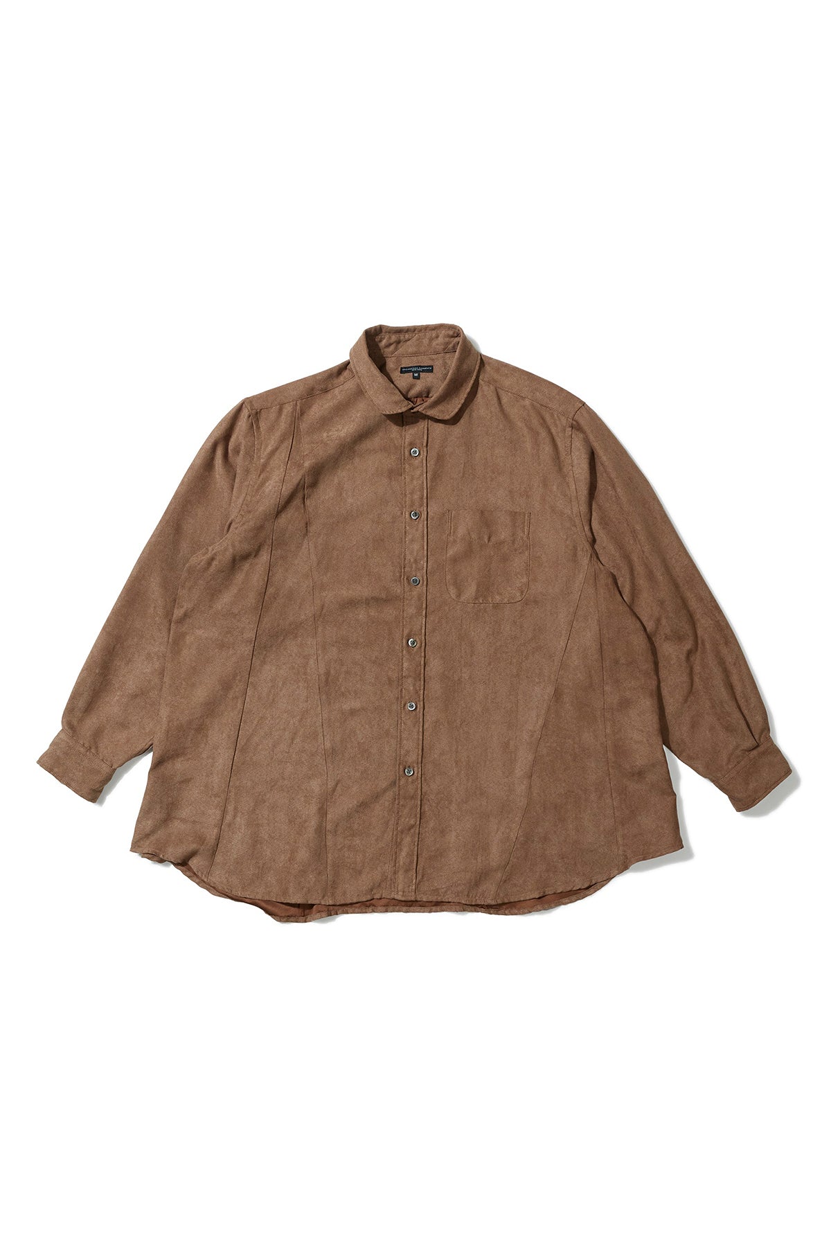 Flared Shirt - Khaki Polyester